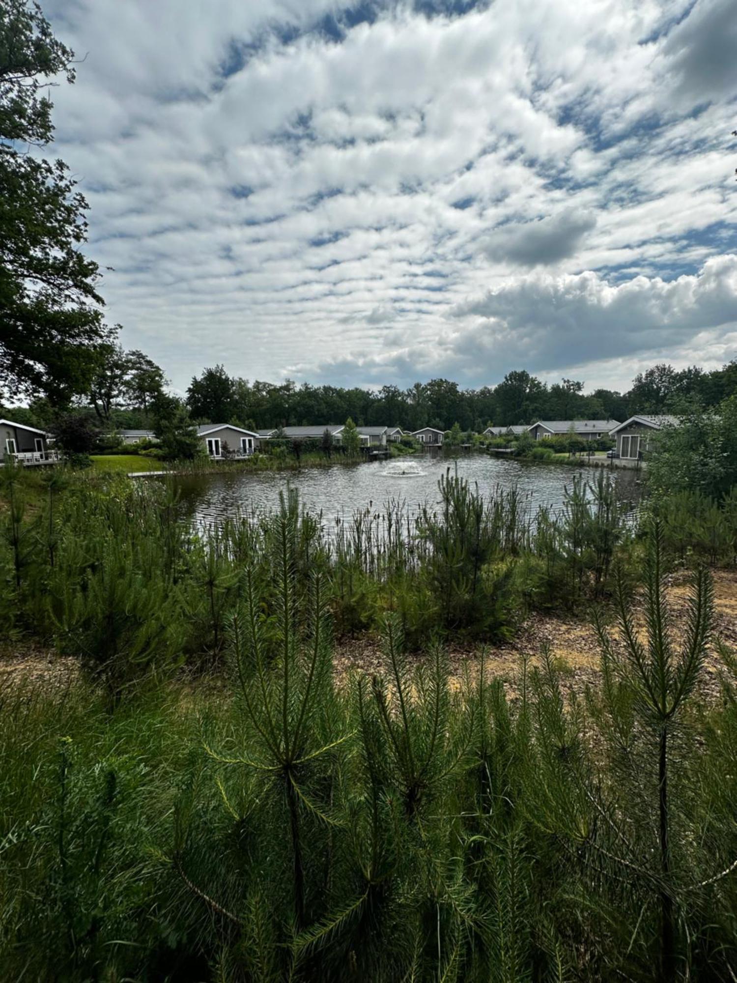Sfeervolle Blokhut Op De Veluwe Op Recreatiepark Topparken In Beekbergen Met Vrije Tuin En Eigen Parkeerplaats Esterno foto
